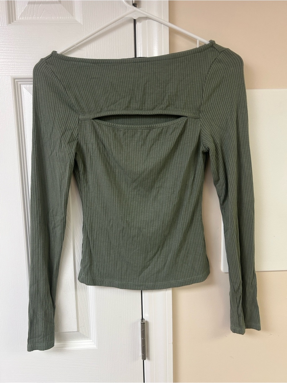 7 For All Mankind Peek a Boo Top Blouse